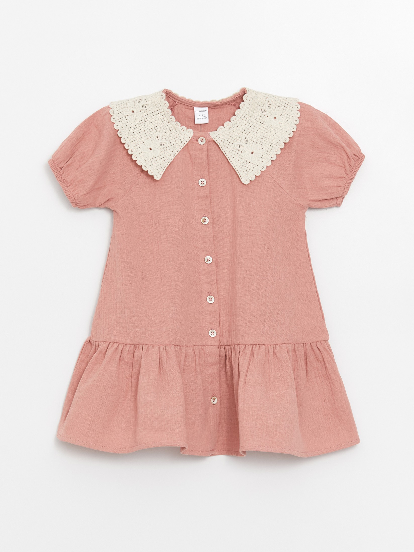 LC Waikiki Haljina za devojčice S4KC12Z1-GTA, Roze