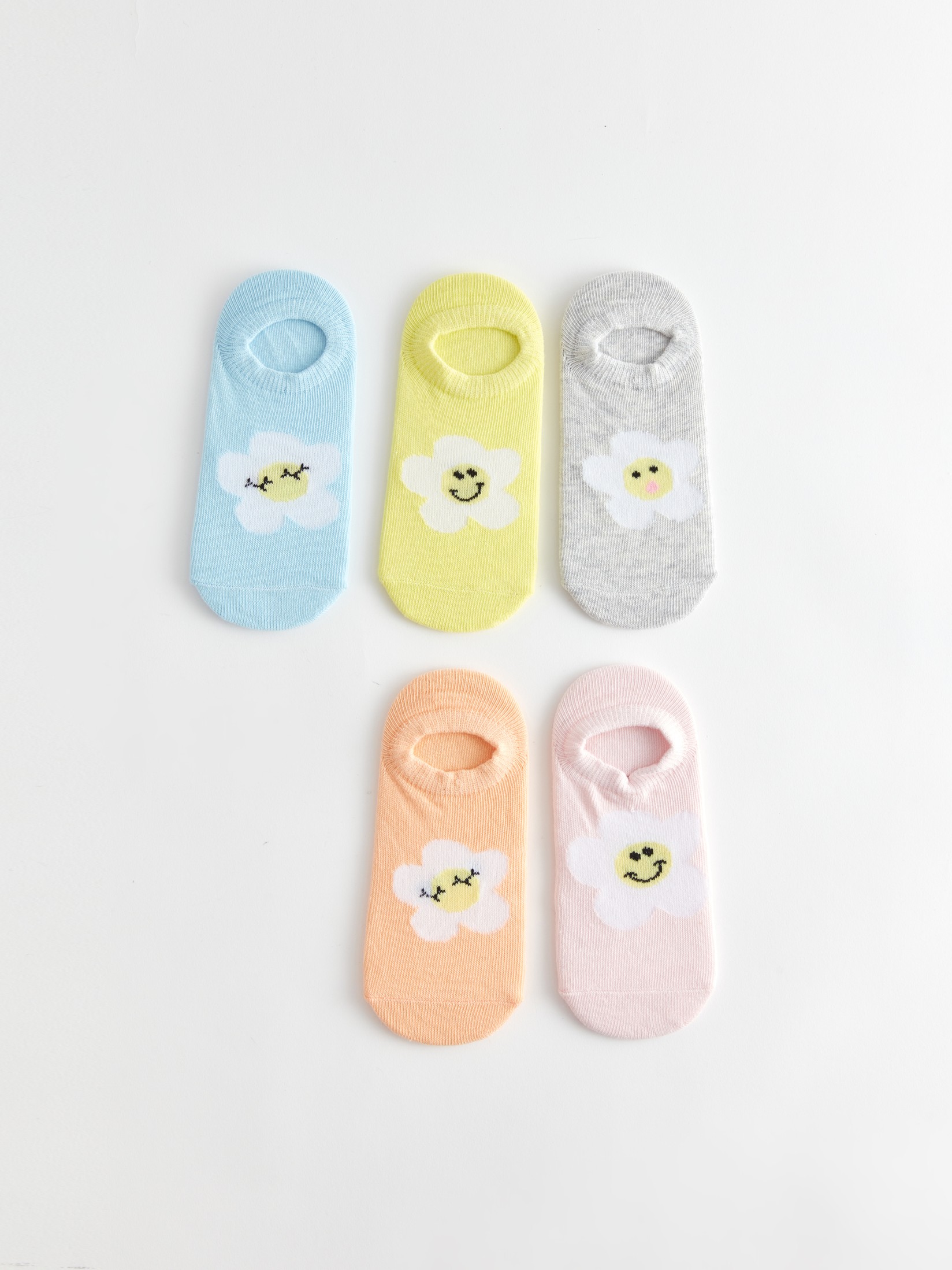 LC Waikiki Čarape za devojčice S40482Z4-FWW, 5 komada, Roze