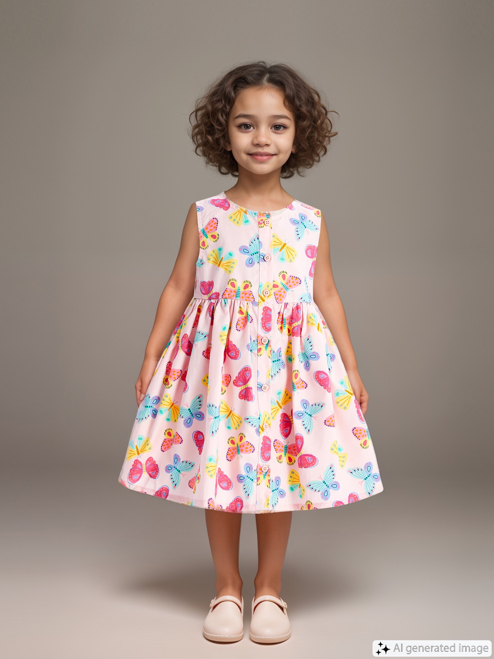 LC Waikiki Haljina za devojčice S4AF24Z1-LT9, Roze