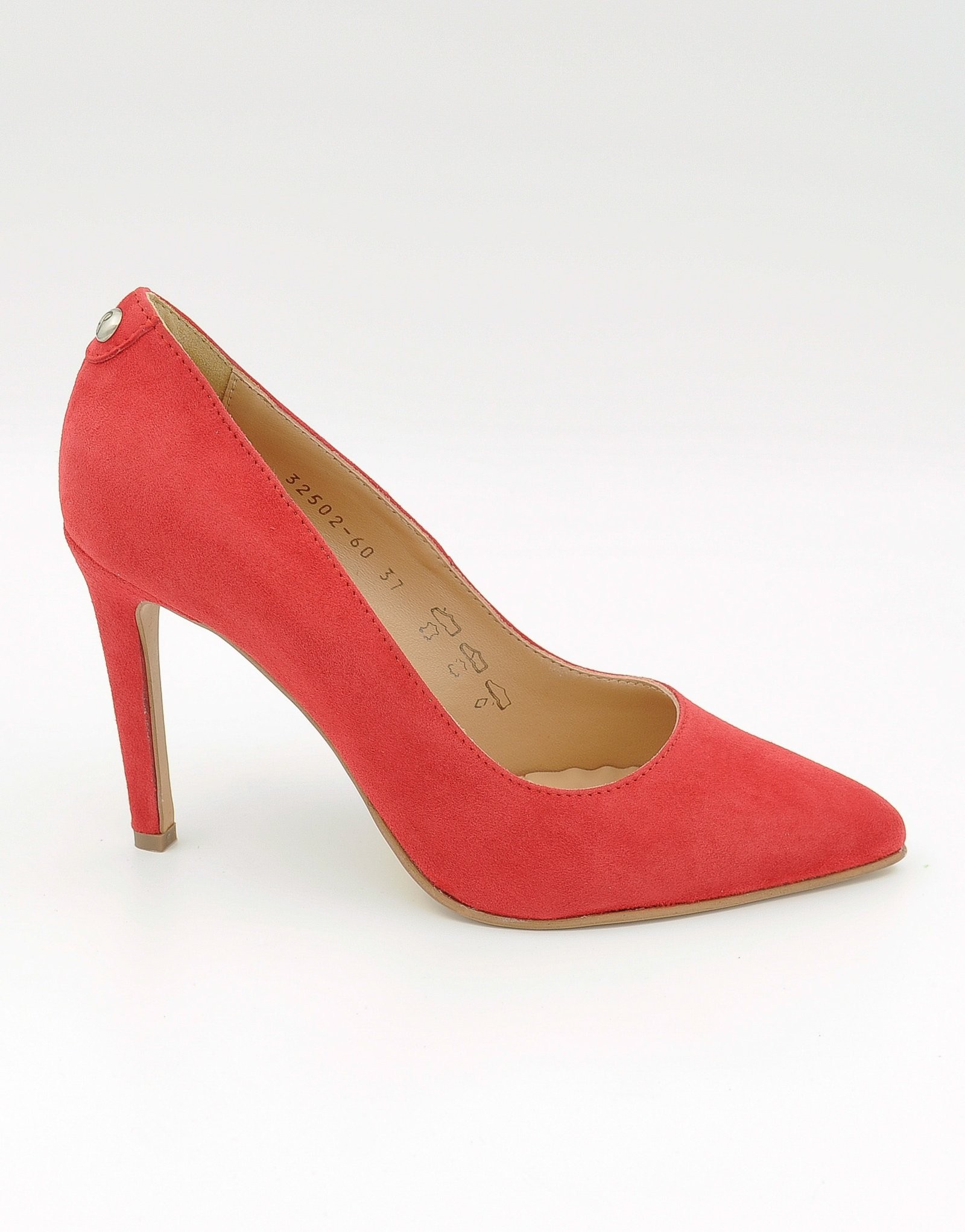 Paar Ženske kožne salonke 32502-60, Crvene