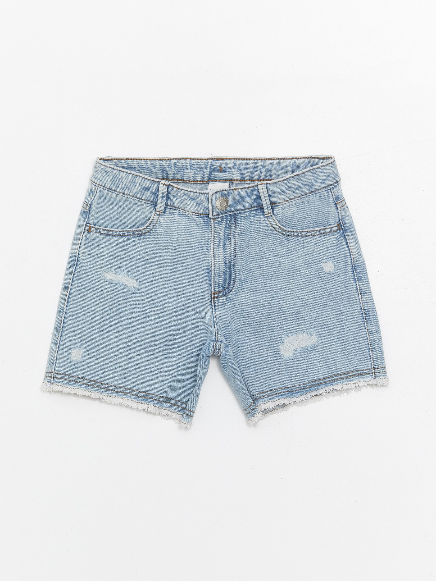 LC Waikiki Teksas šorc za devojčice S4ED72Z4-311, Svetloplavi