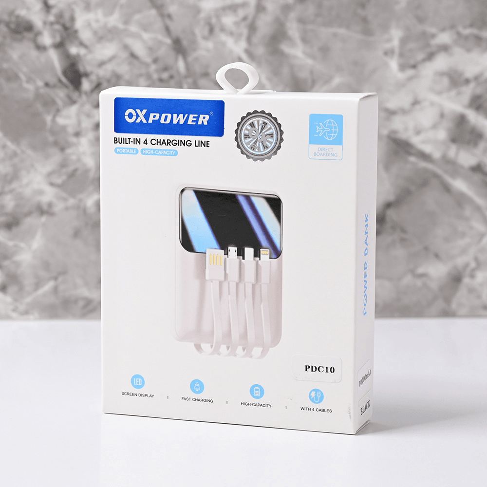 Power bank prenosiva baterija Oxpower PDC10 10000mAh crna