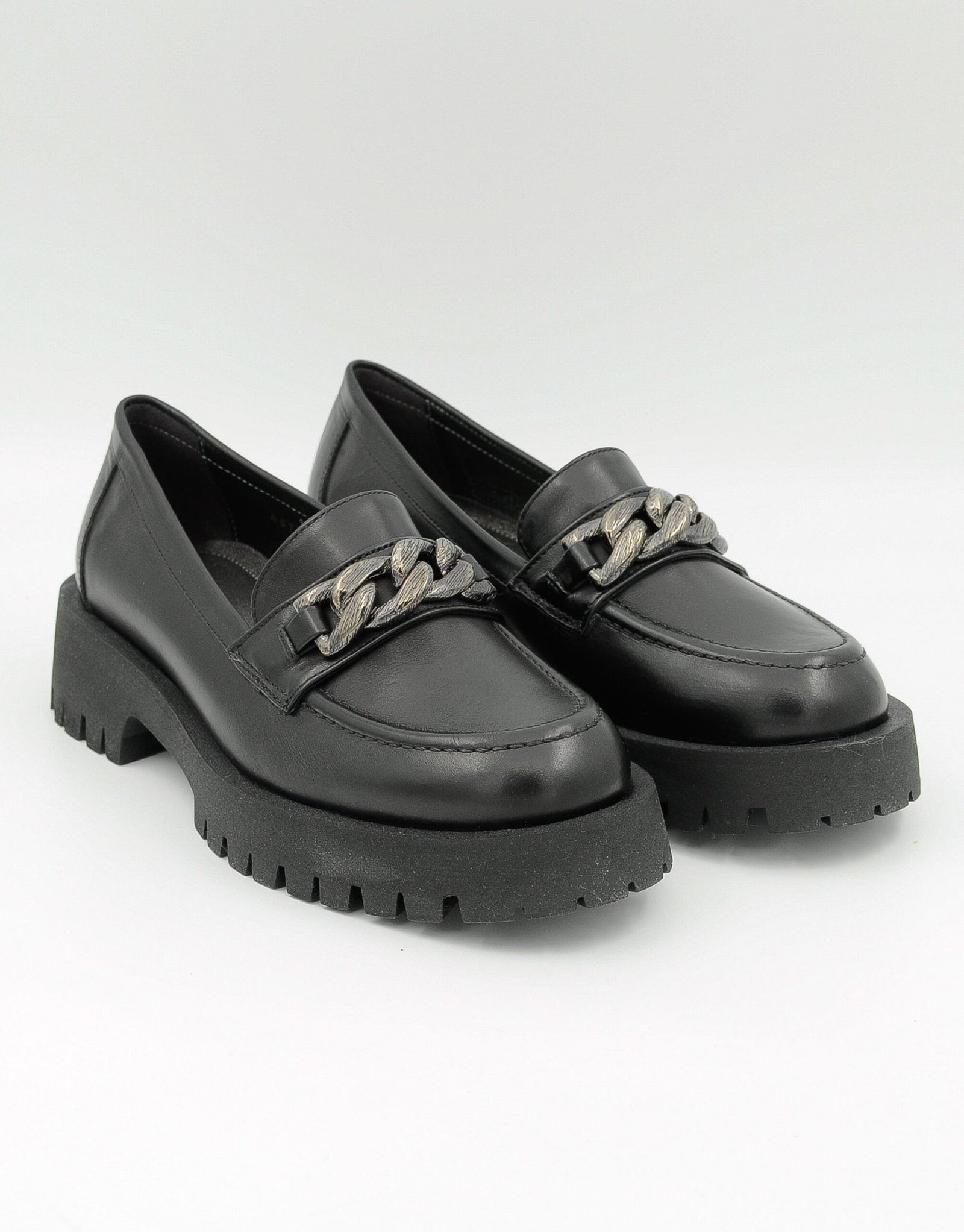 Paar Ženske kožne cipele 45707-1, Crne