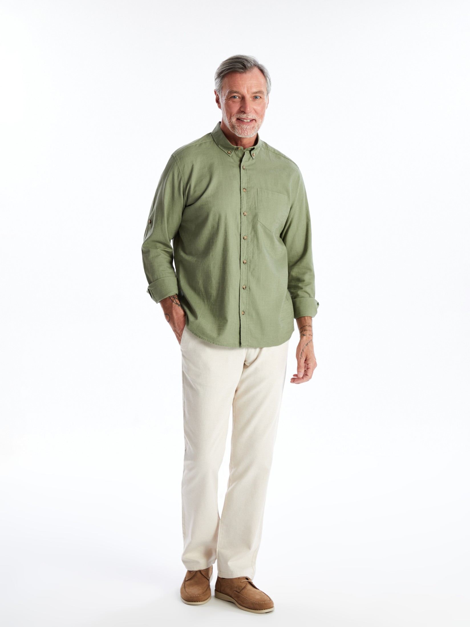 LC Waikiki Muške pantalone S48357Z8-FHL, Bež