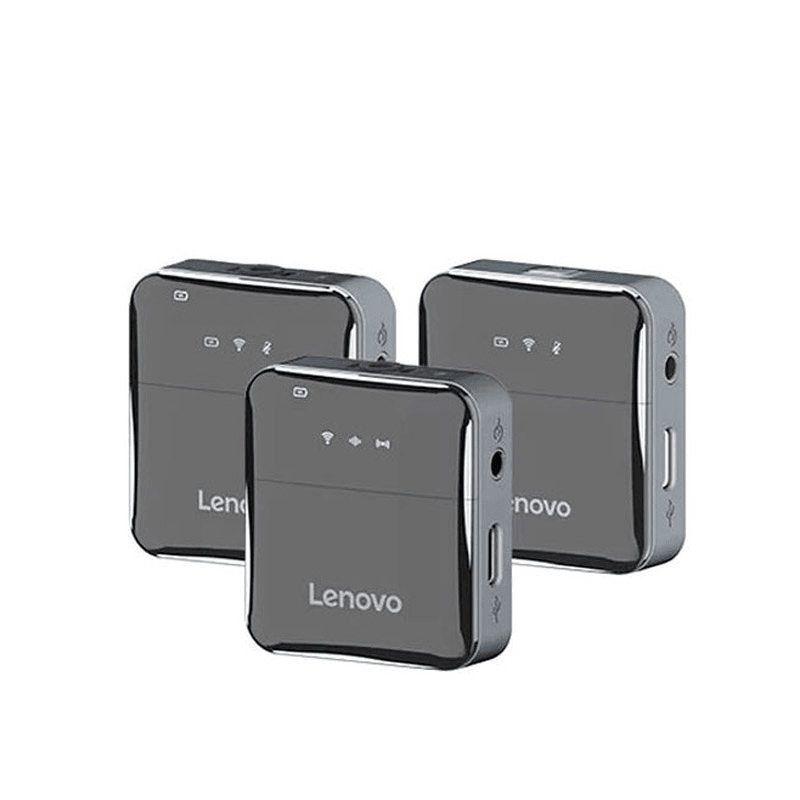 Bezicni mikrofoni Lavalier LENOVO MC550 2u1 za mobilni telefon crni