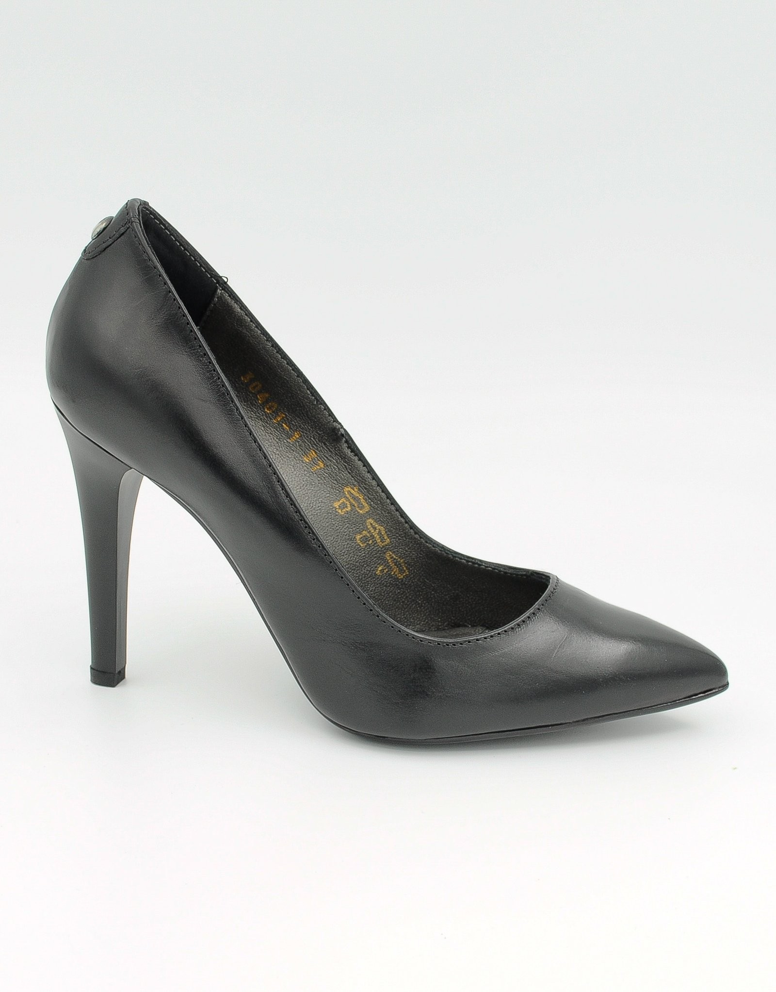 Paar Ženske kožne salonke 30401-1, Crne