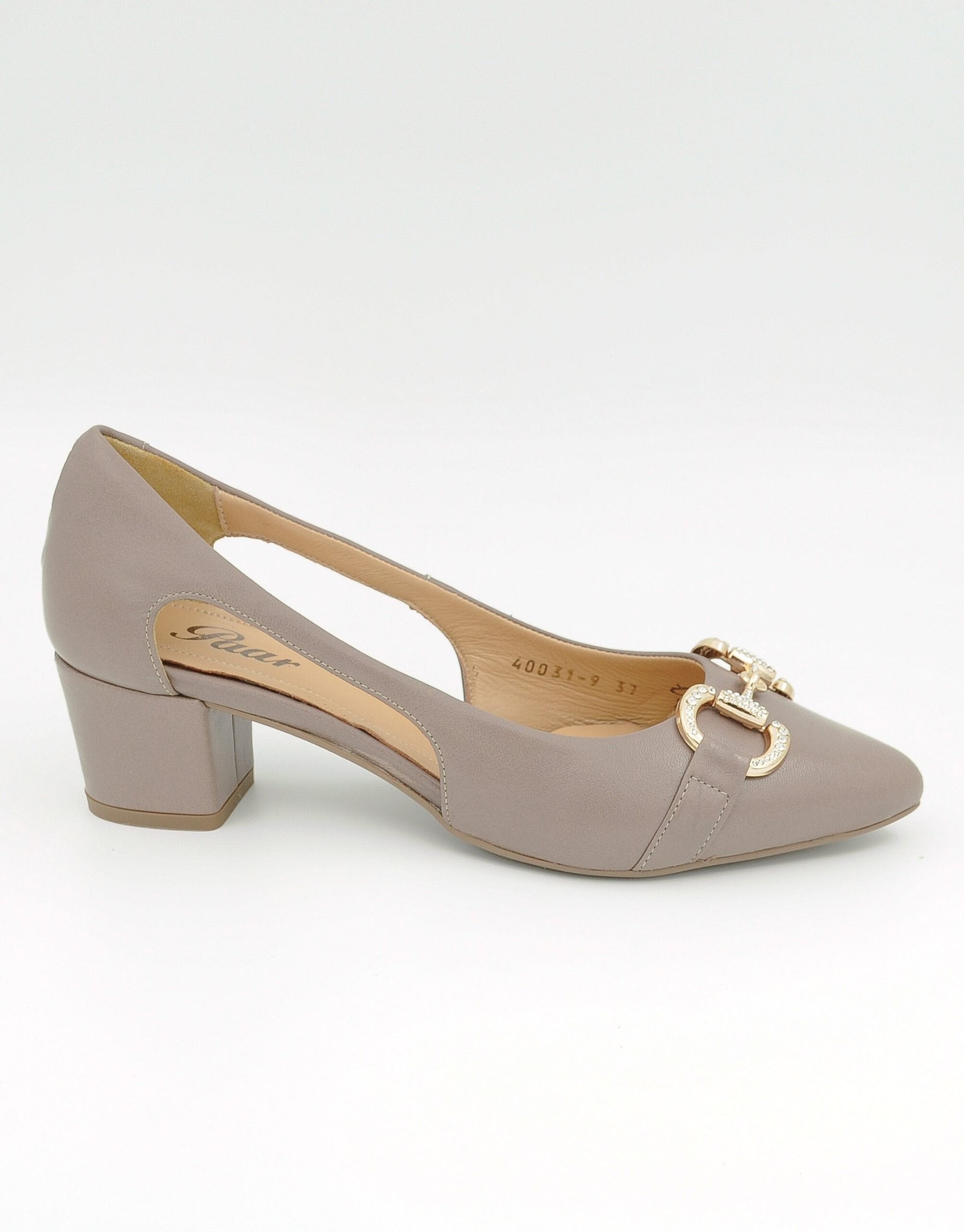 Paar Ženske kožne cipele na štiklu 40031-9, Smeđe