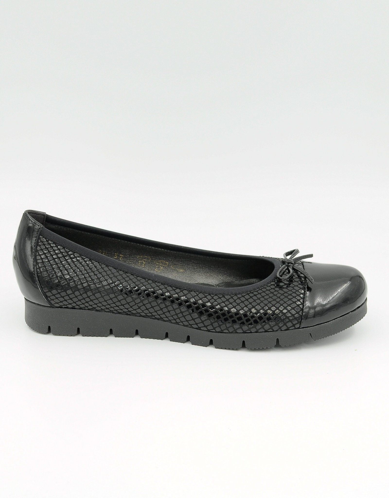 Paar Ženske kožne baletanke 24534-30, Crne