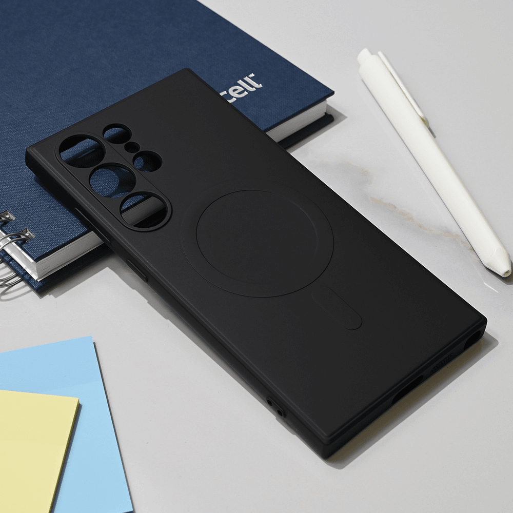 Maska za telefon Samsung S928B Galaxy S24 Ultra TERACELL GIULIETTA, Magsafe, Crna