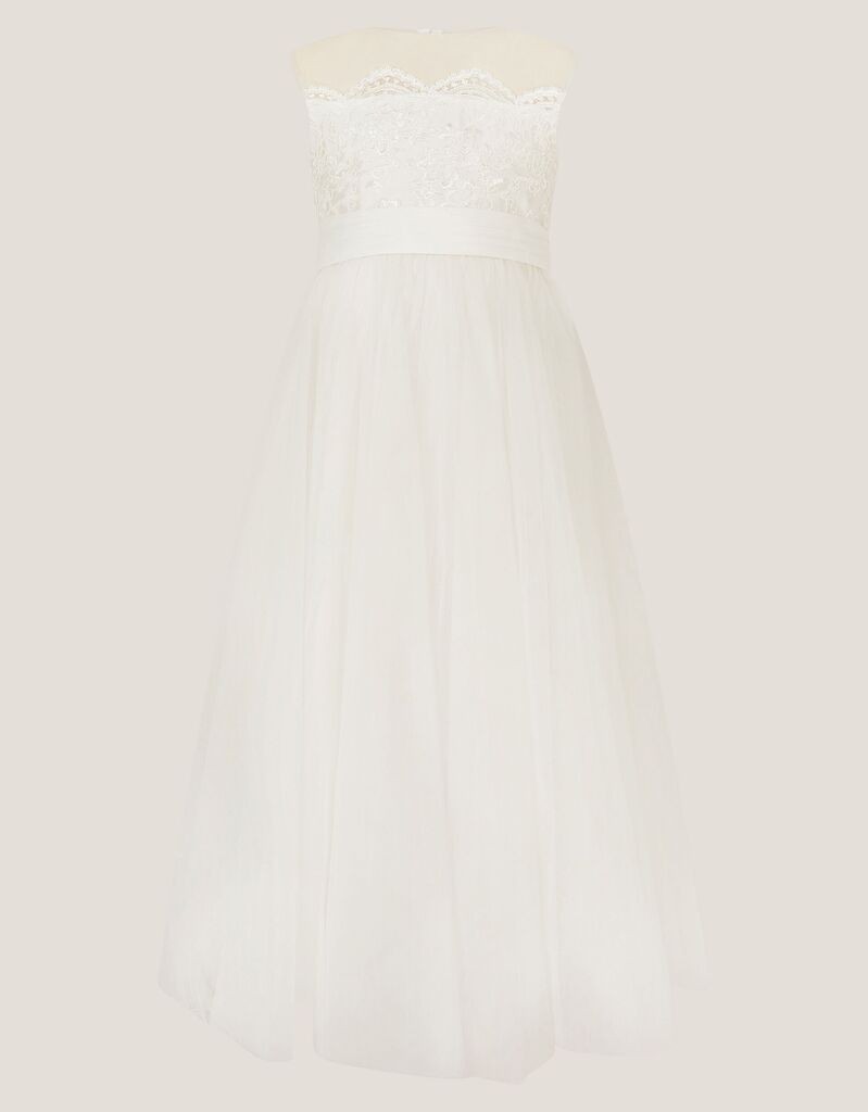 Monsoon Haljina za devojčice Cynthia, Bela