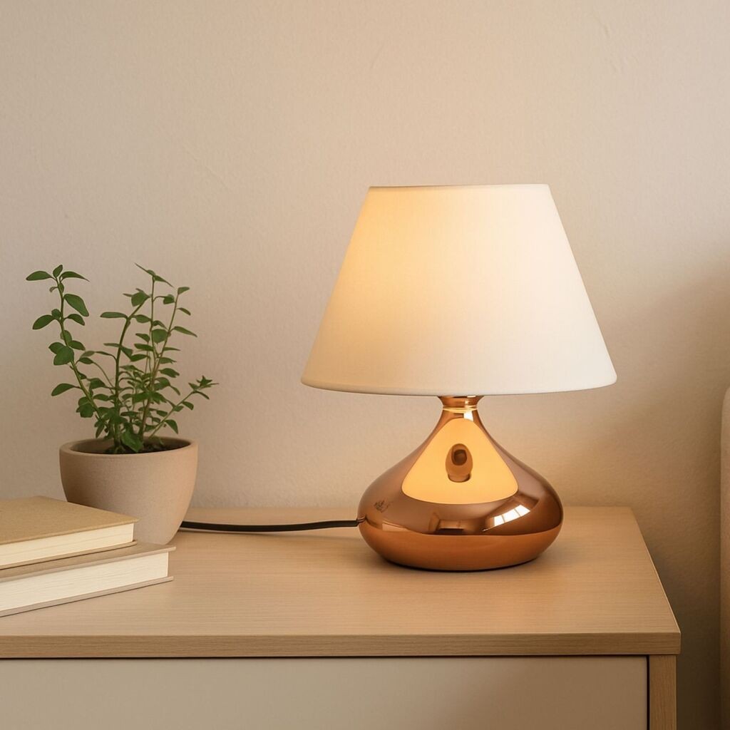 Opviq Stona lampa 241946, Rose Gold-bež