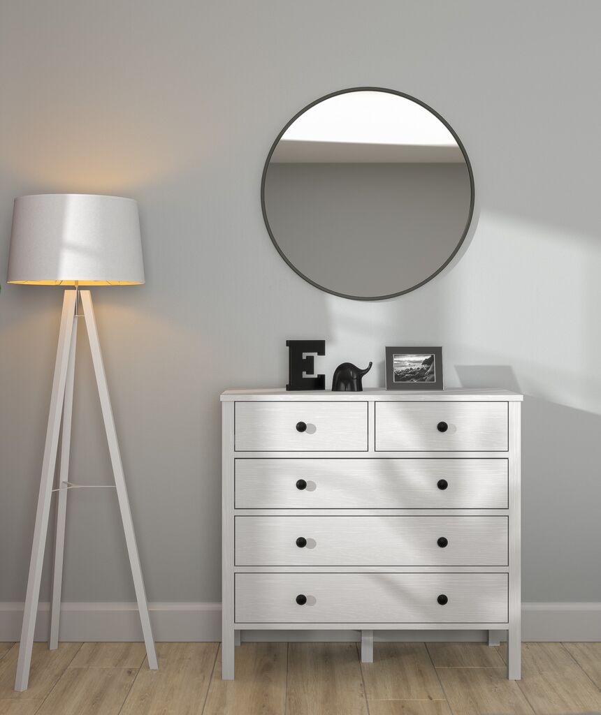 Hanah Home Komoda FRN-20061, 90x85x40 cm, Bela