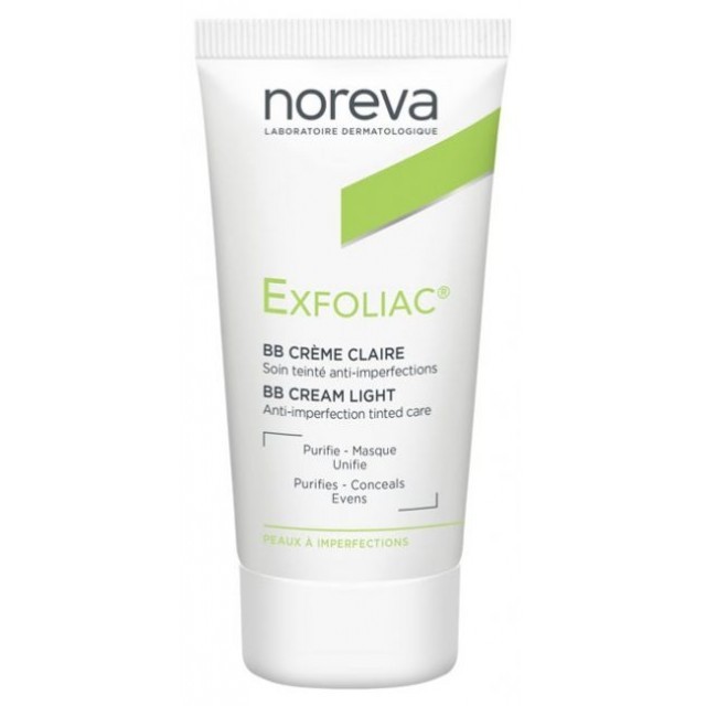 Noreva Exfoliac BB bež krema, 30 ml