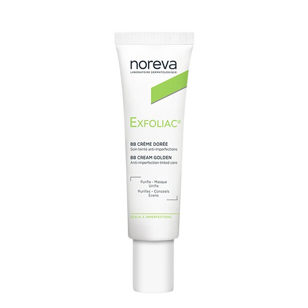 Noreva Exfoliac BB zlatna krema, 30 ml