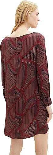 Tom Tailor 1037931 Ženska haljina, Bordo