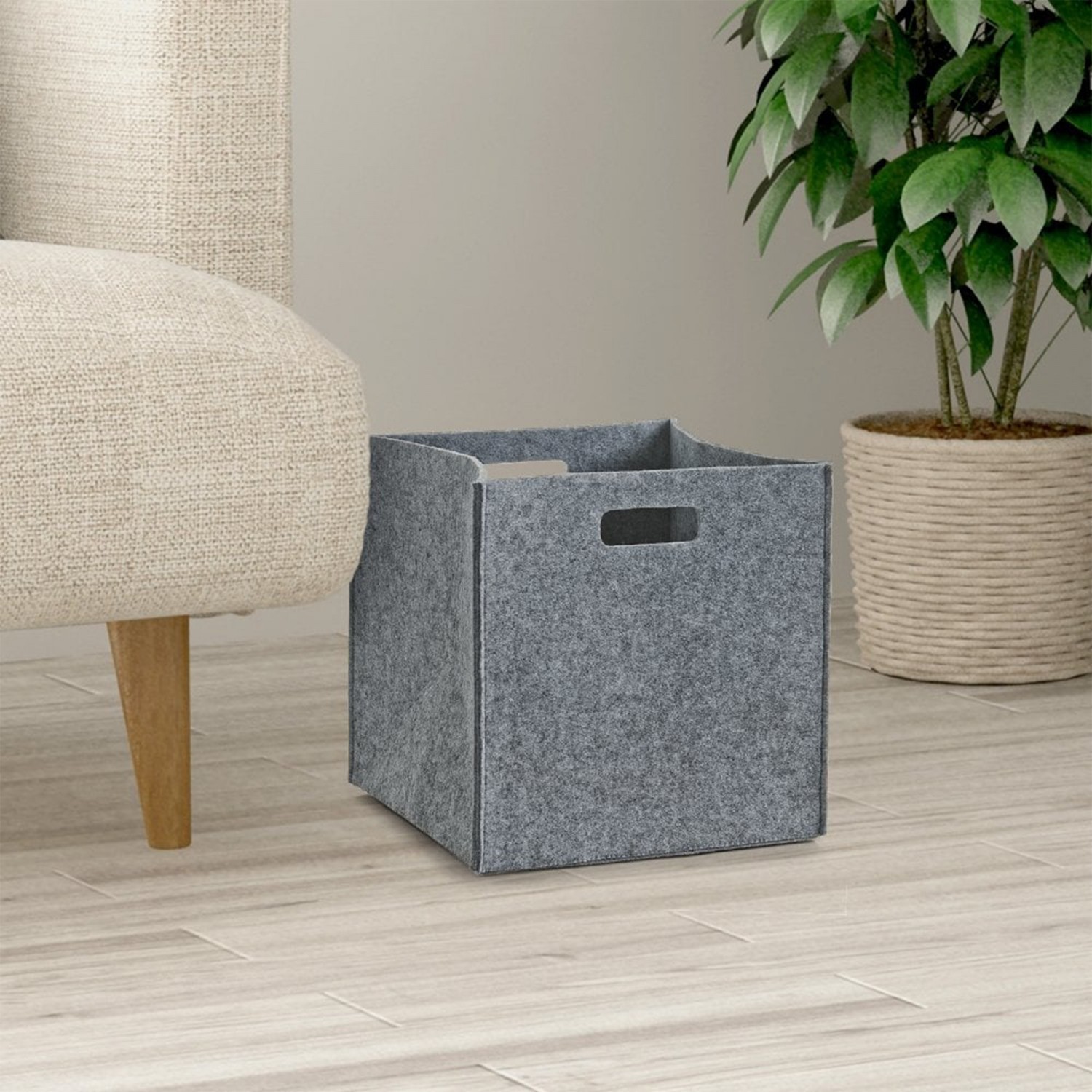 Aberto Design Korpa za odlaganje Siva