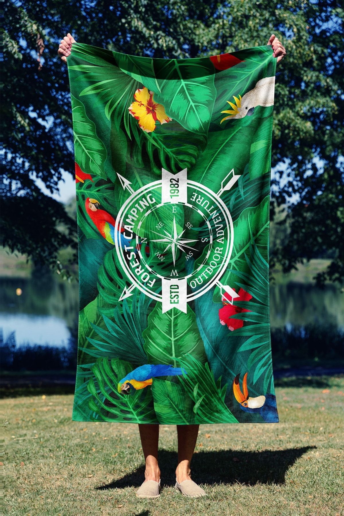 L'essentiel Maison Peškir za plažu 90x150cm Šareni