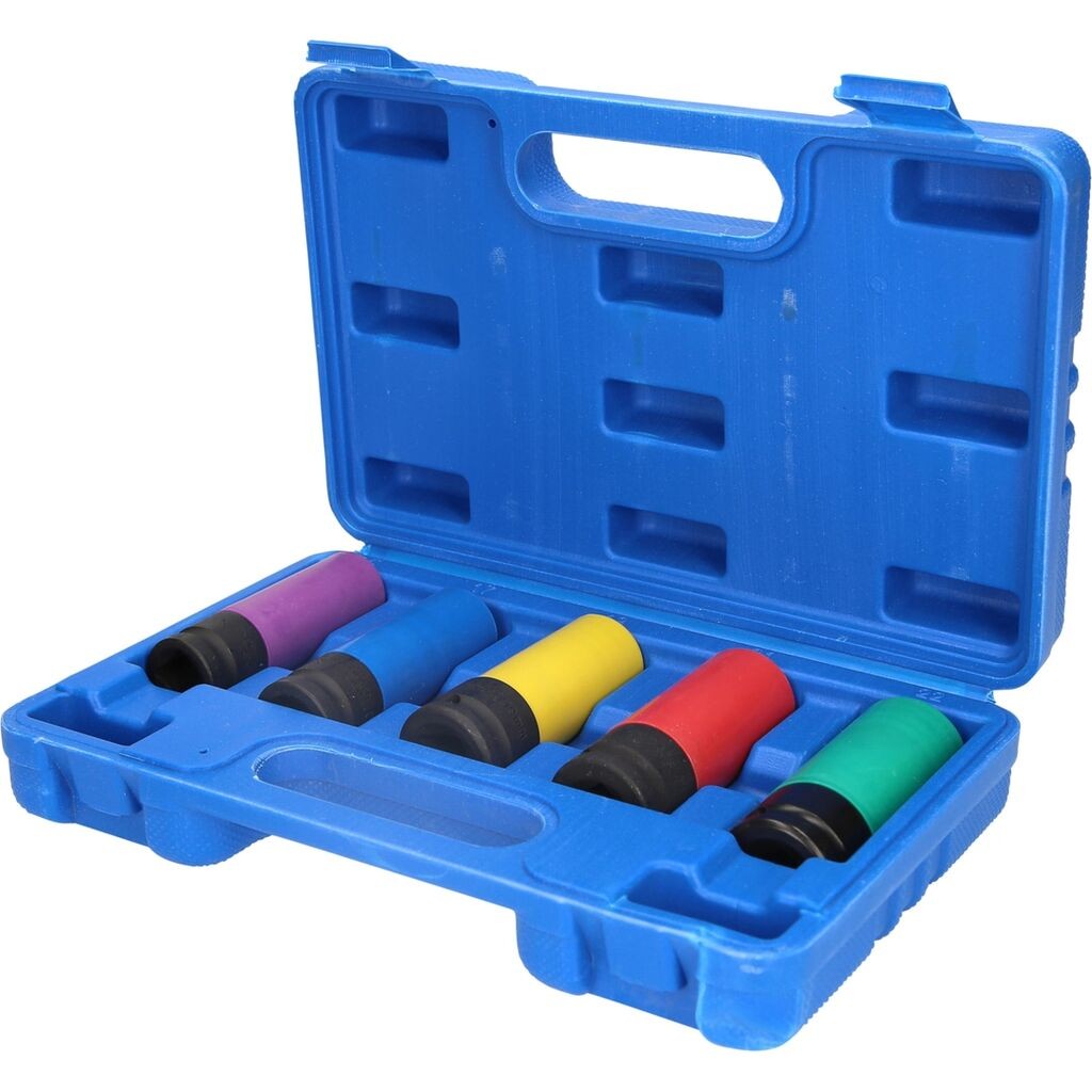 Brilliant Tools Set kovanih gedora za alu felne, 5 komada, Srebrne boje