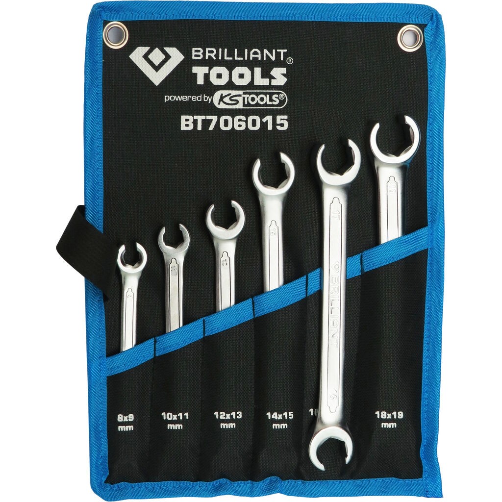 Brilliant Tools Set ključeva za kočione cevi 706015, 6 komada