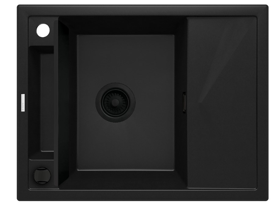 Deante ZRM N11A Granitna sudopera Magnetic, Crna