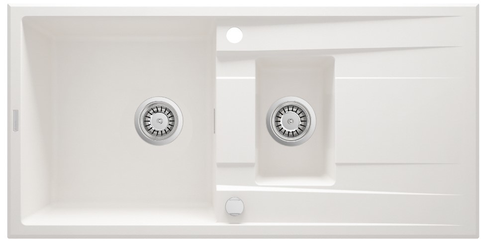 Deante ZQE A513 Granitna sudopera Eridan 100/AL/1.5/O, Bela