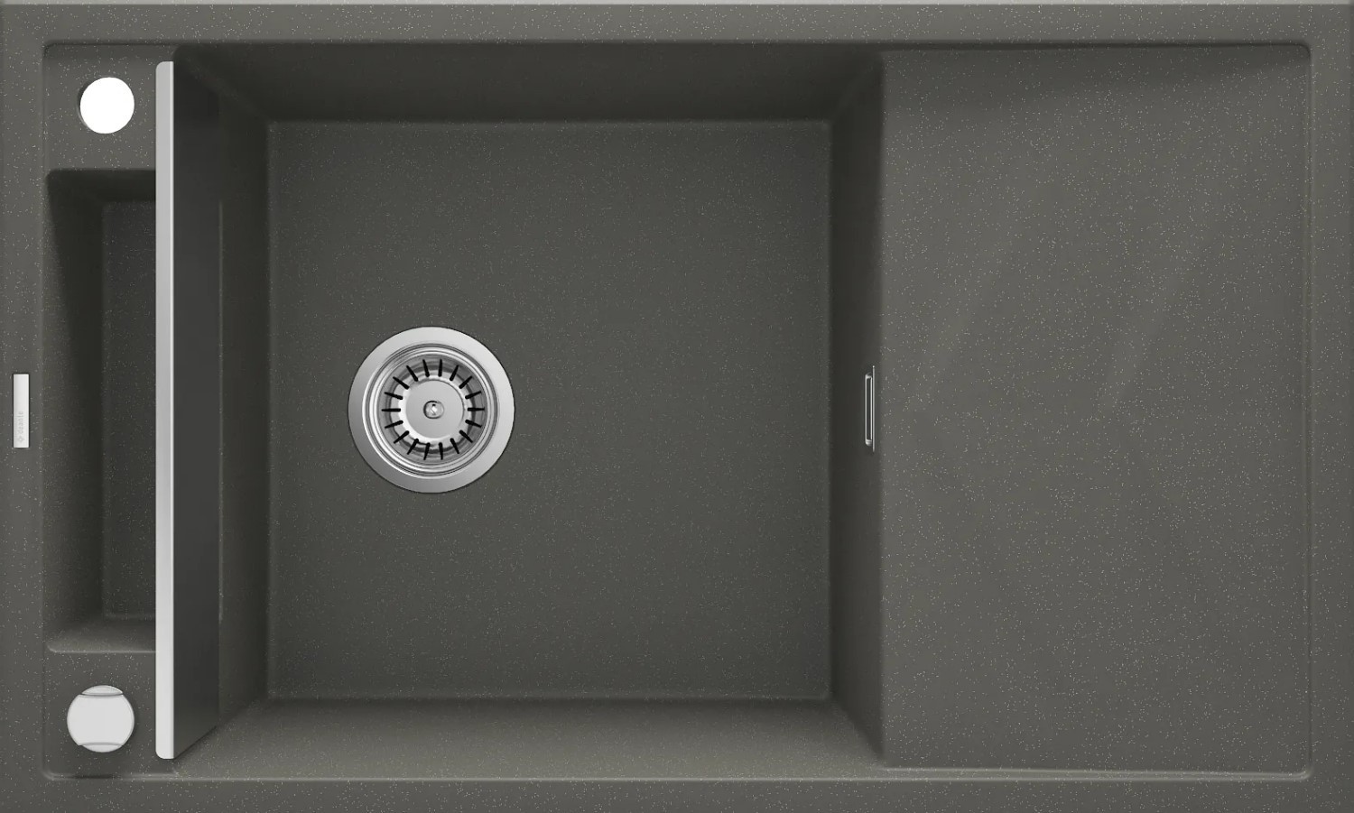 Deante ZRM  T113 Granitna sudopera Magnetic, Antracit