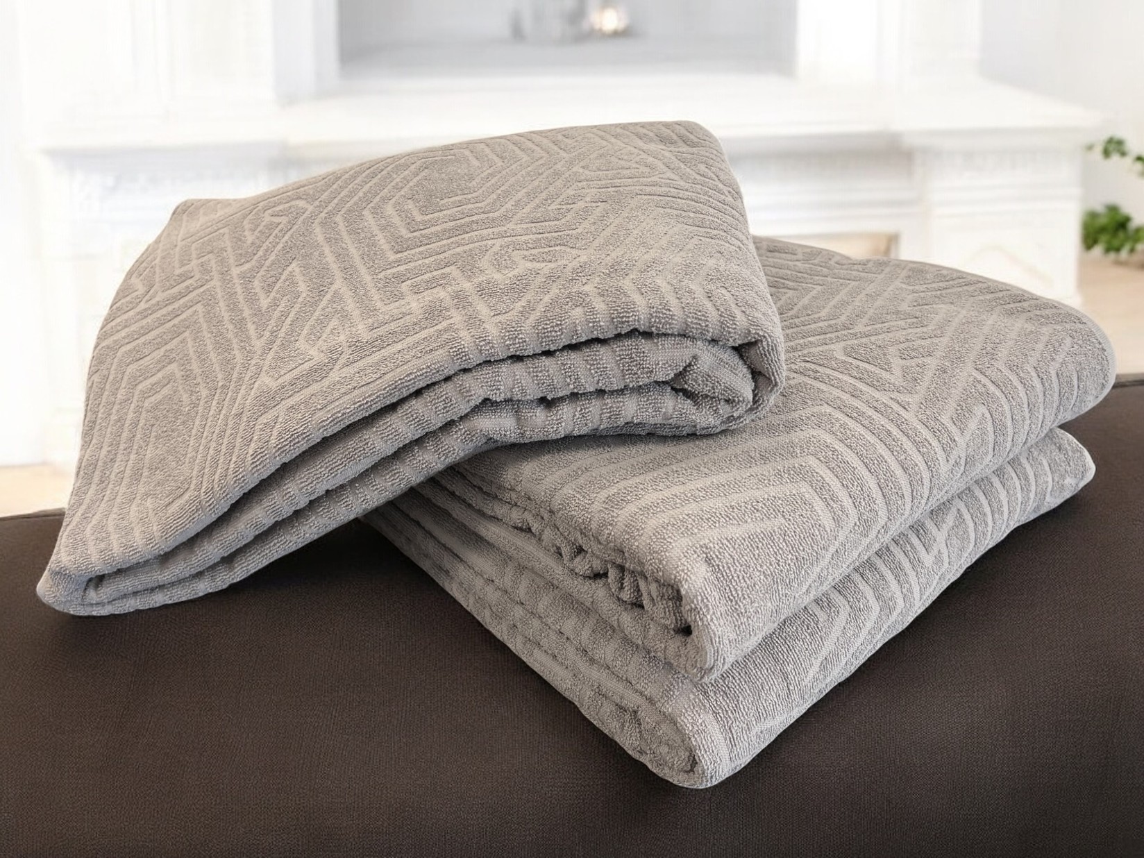 Viktorija Frotirni prekrivač, 200x240cm, Sivi