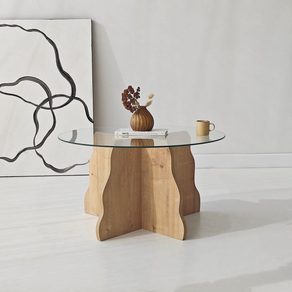 Hanah Home Klub sto Butterfly, Krem