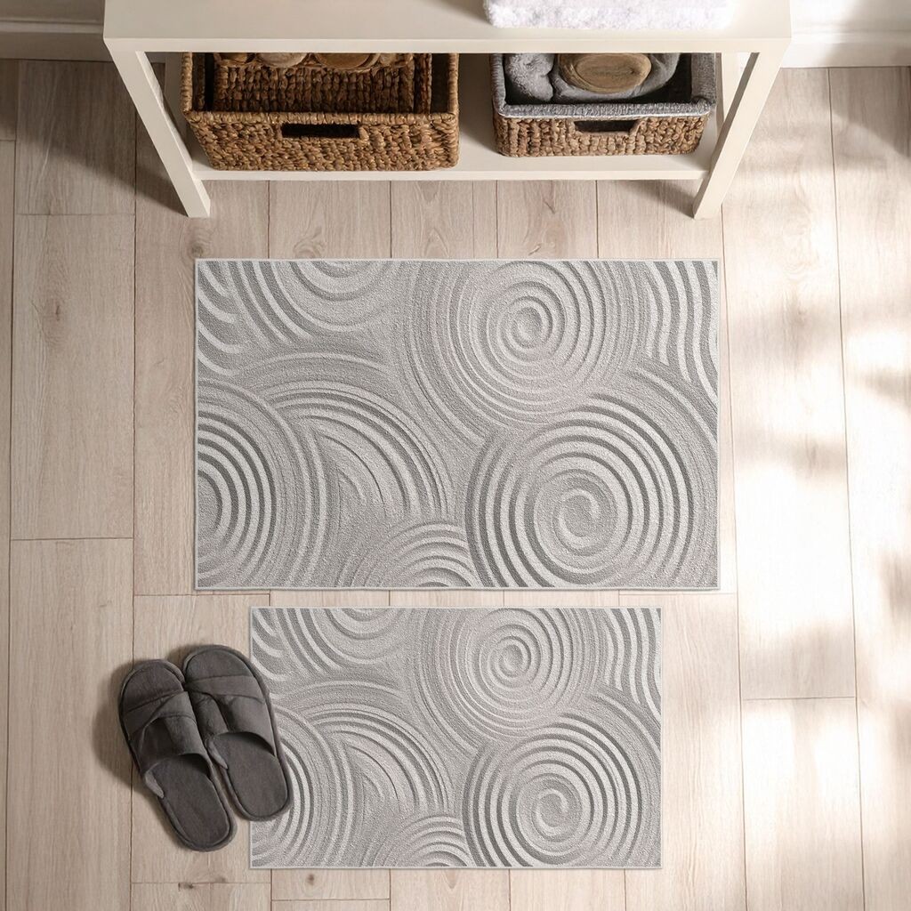 L'essentiel Maison Set prostirki za kupatilo Asr35, 2 dela, Siva