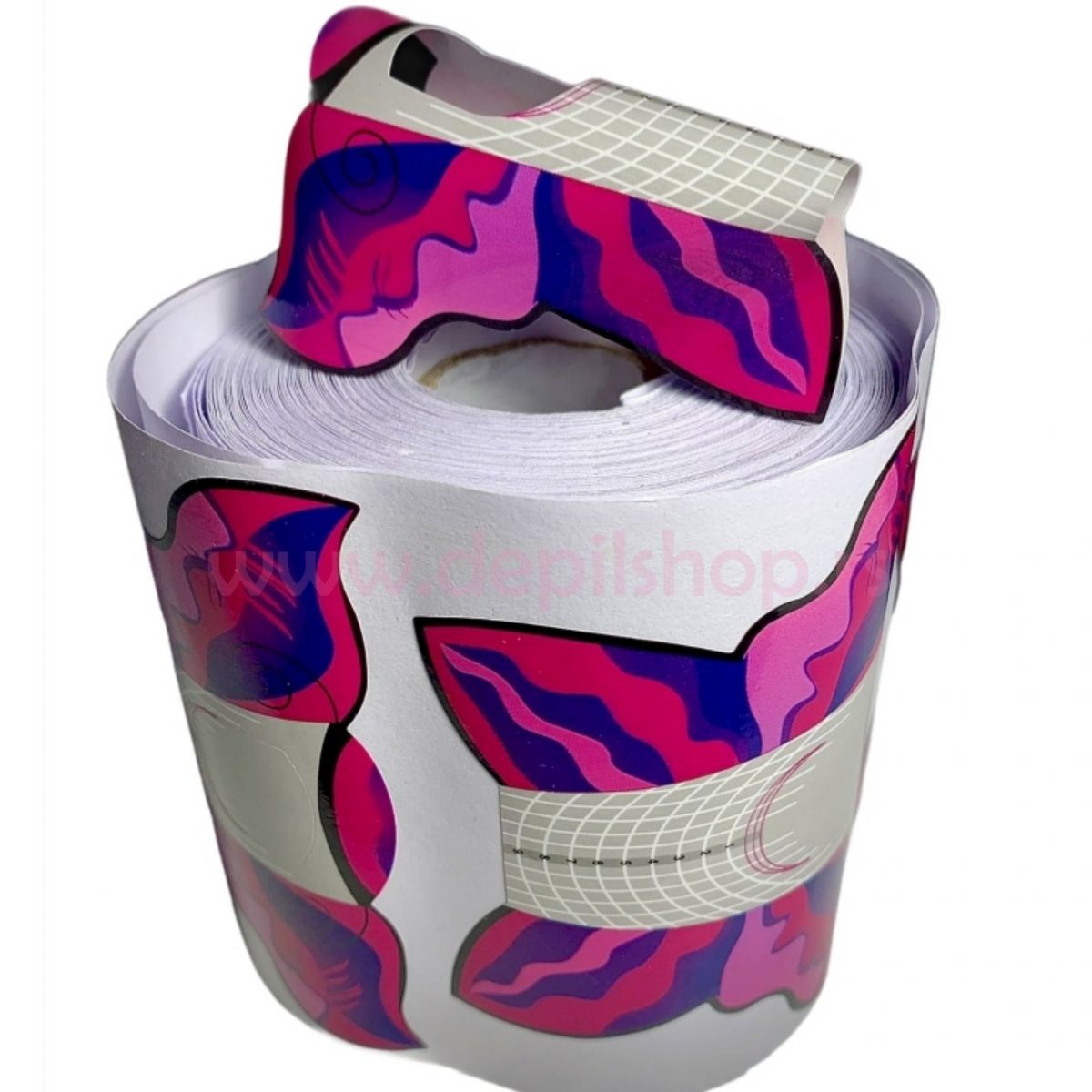 Šabloni za izlivanje noktiju Leptir, 500 komada