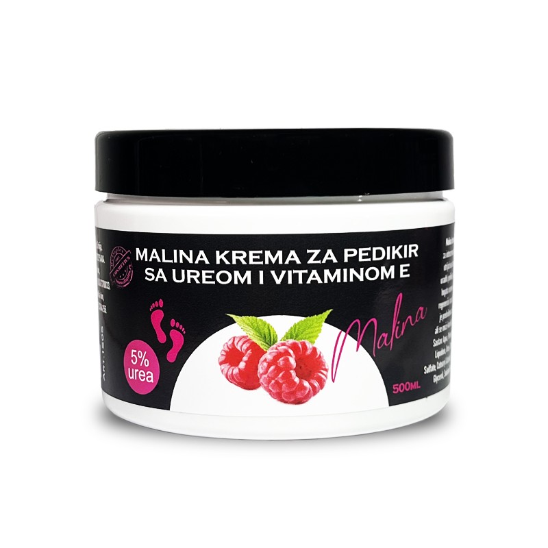 Krema za pedikir Malina, 500 ml