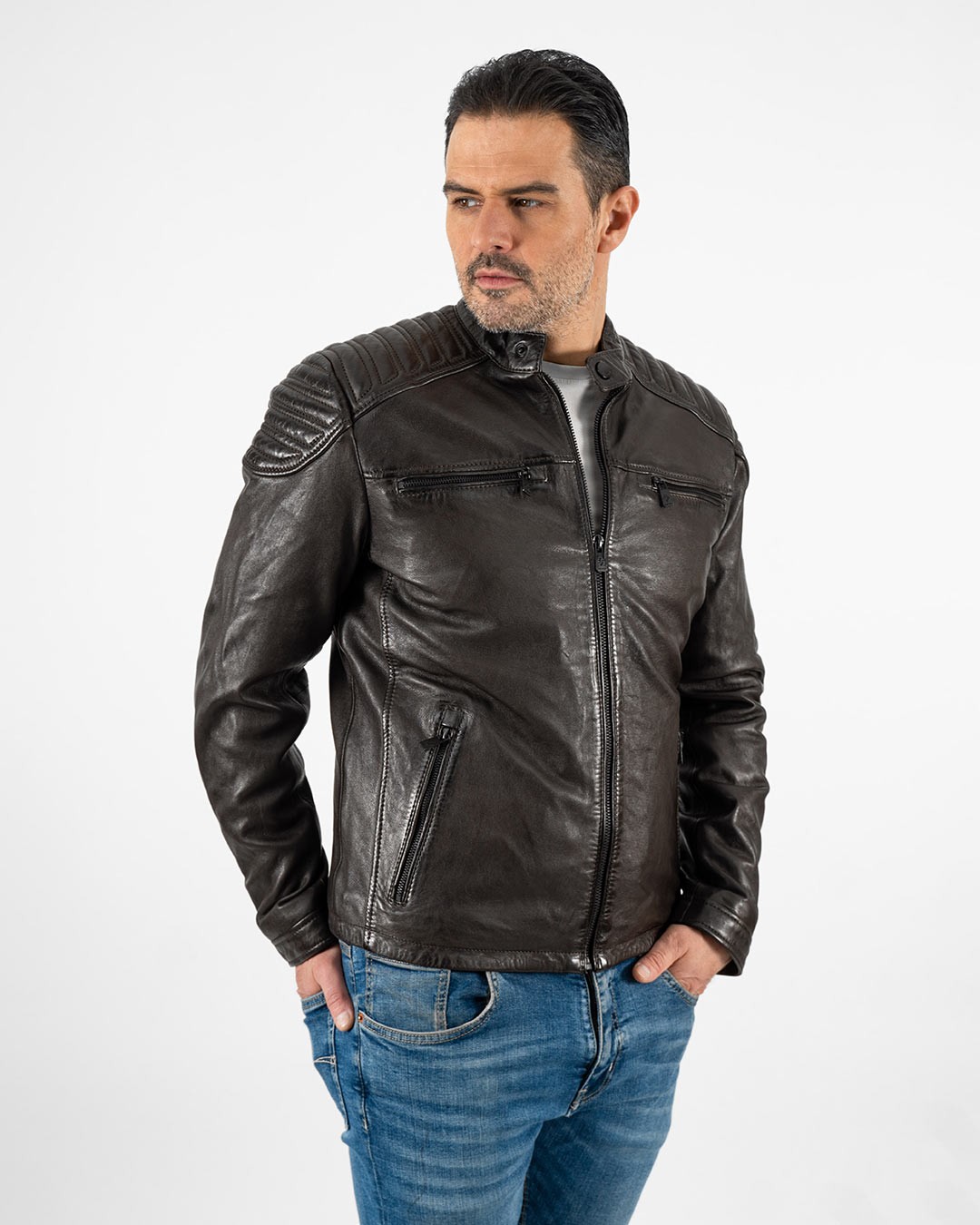 INVENTO Muška jakna Nik, Braon