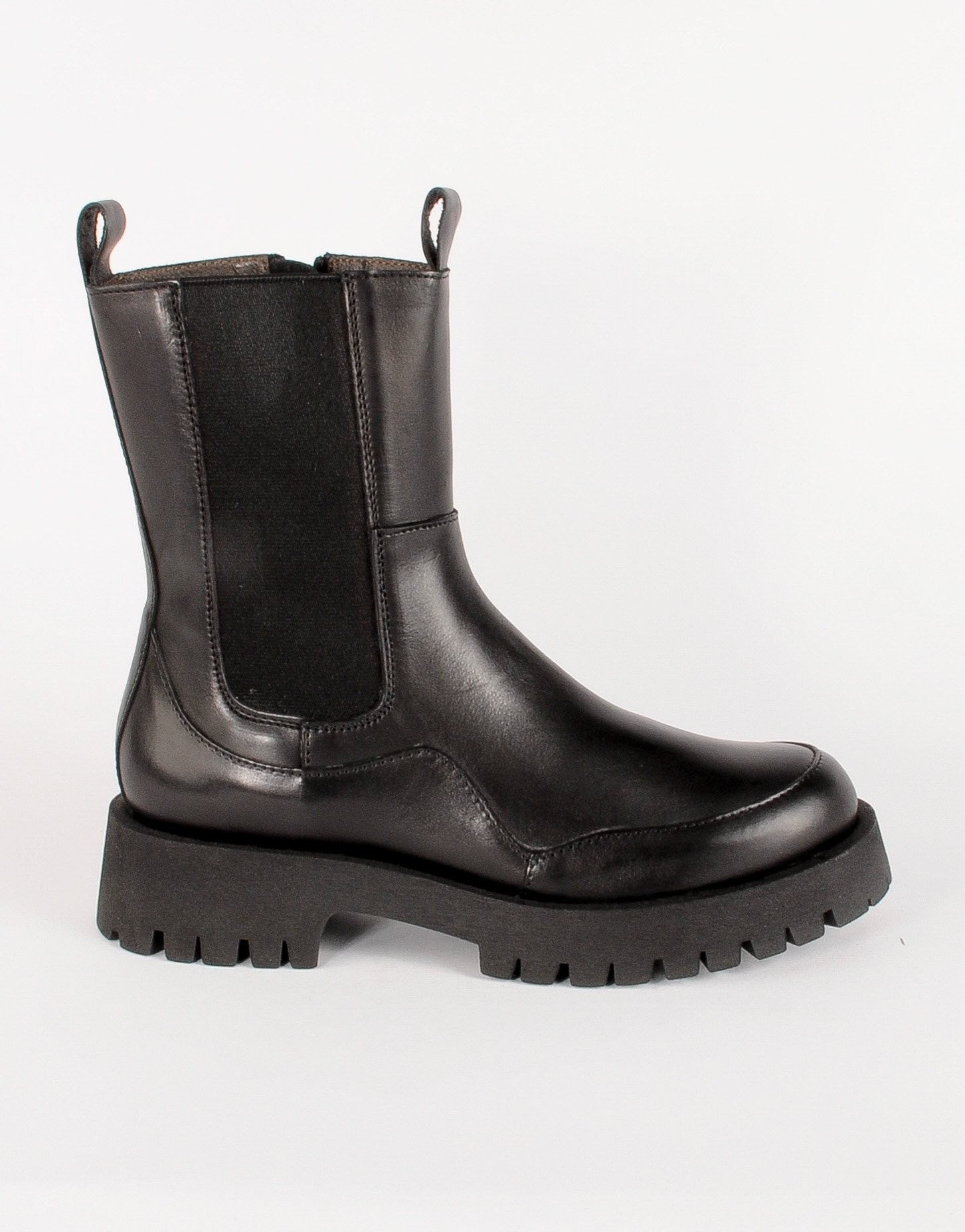 Paar Ženske kožne čizme 45019-1, Crne