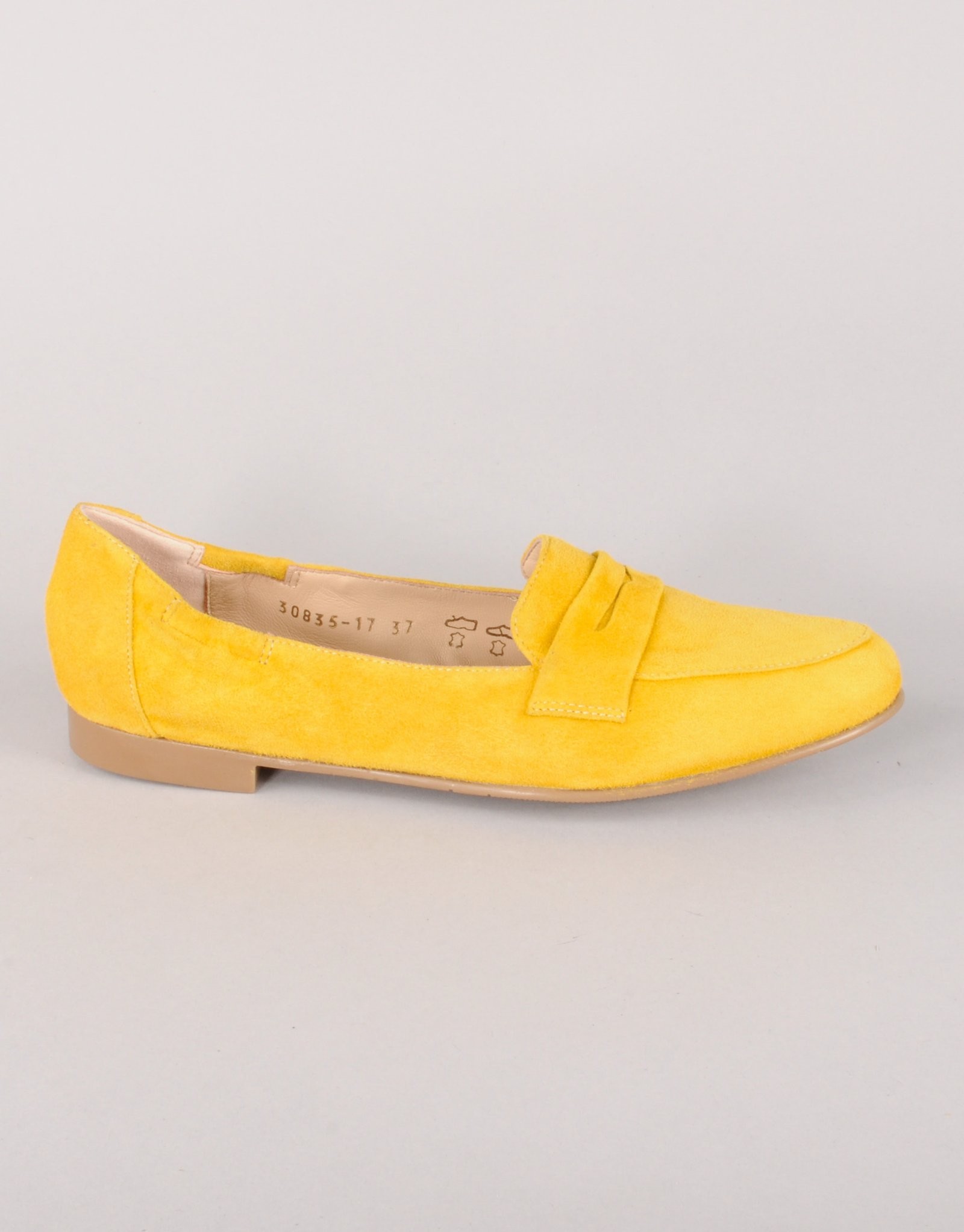 Paar Ženske kožne cipele, Žute