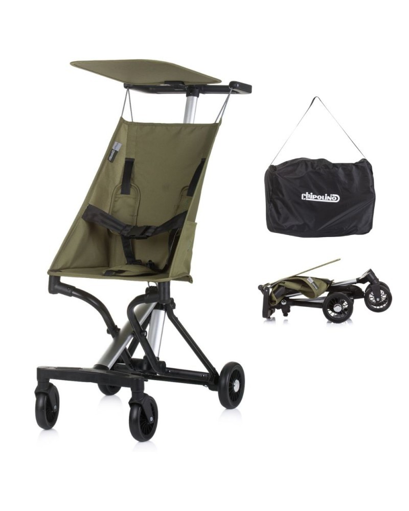 Chipolino Kišobran kolica za decu Unique basil, Maslinasta
