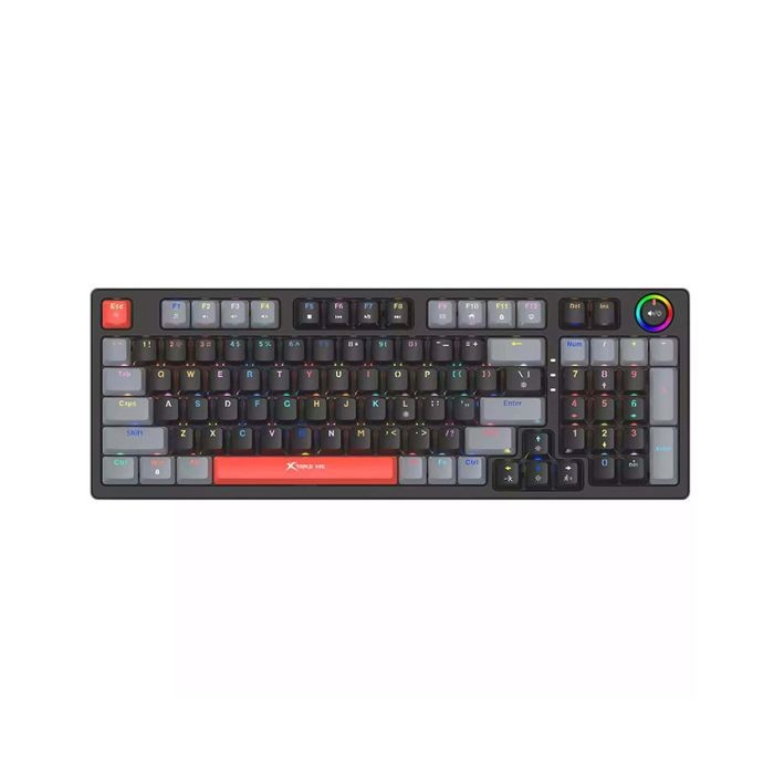 Xtrike Gaming tastatura GK987G, USB, Crna