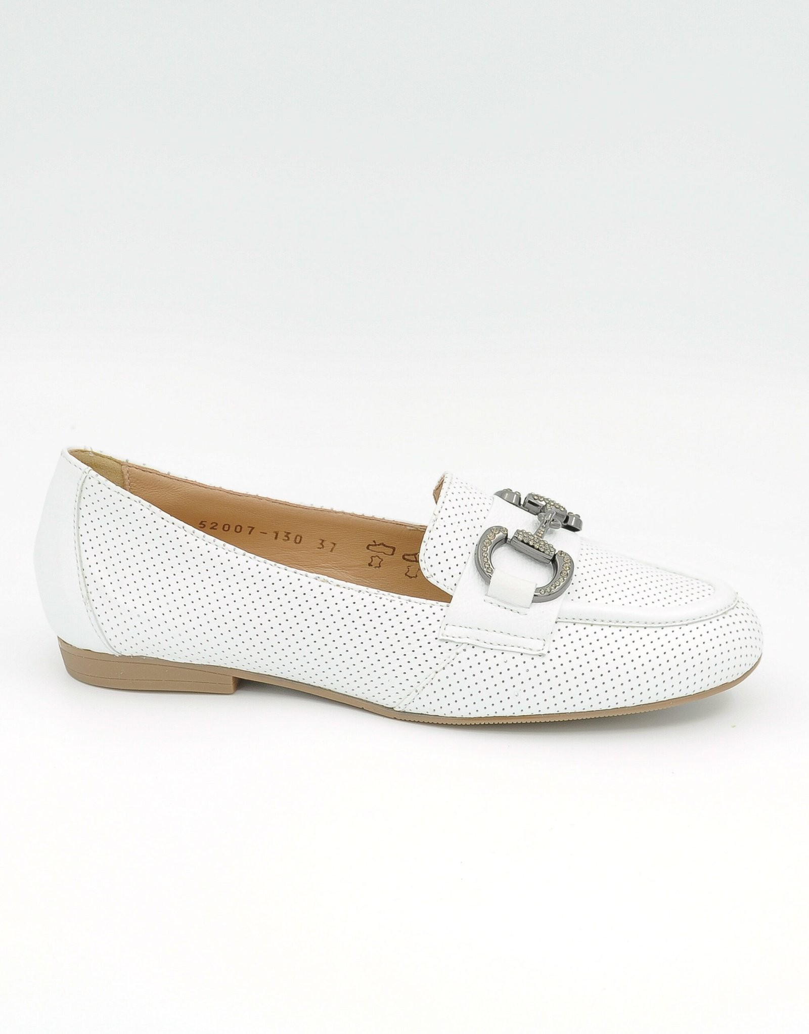 Paar Ženske kožne cipele 52001-130, Bele