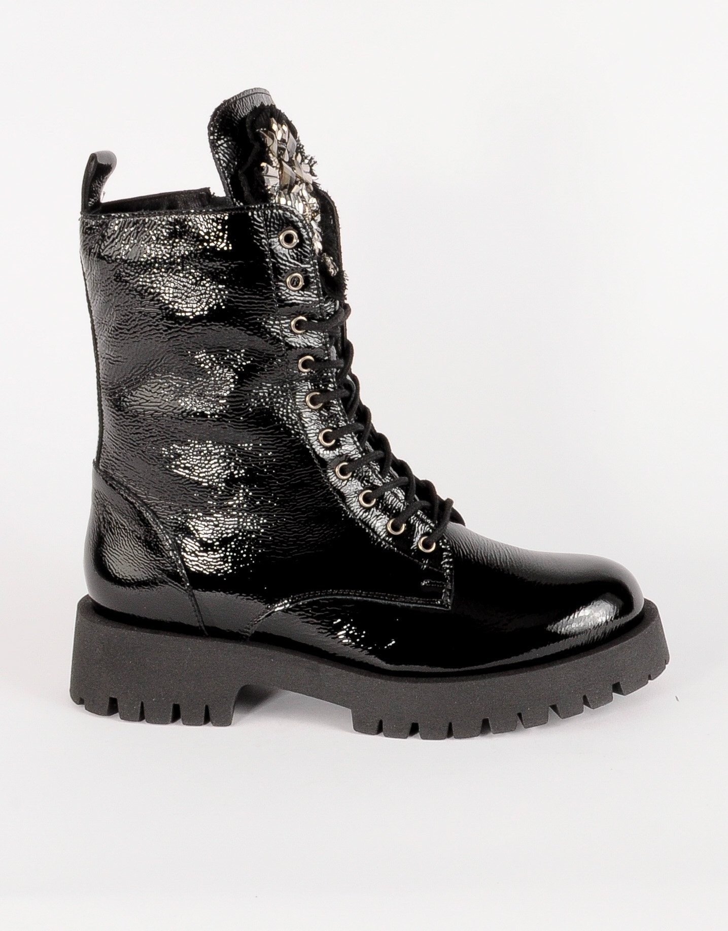 Paar Ženske kožne čizme 45020-21, Crne