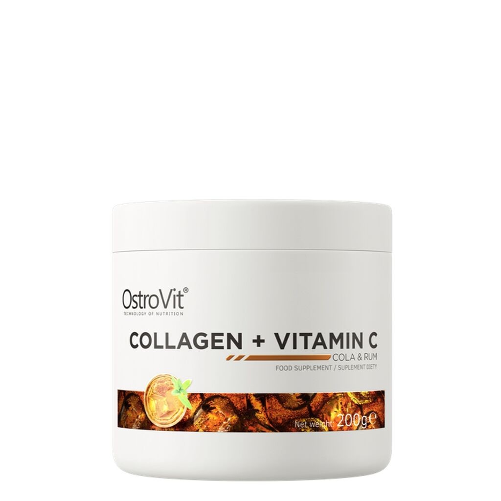 OstroVit Kompleks kolagen sa vitaminom C, Rum i koka kola, 200g