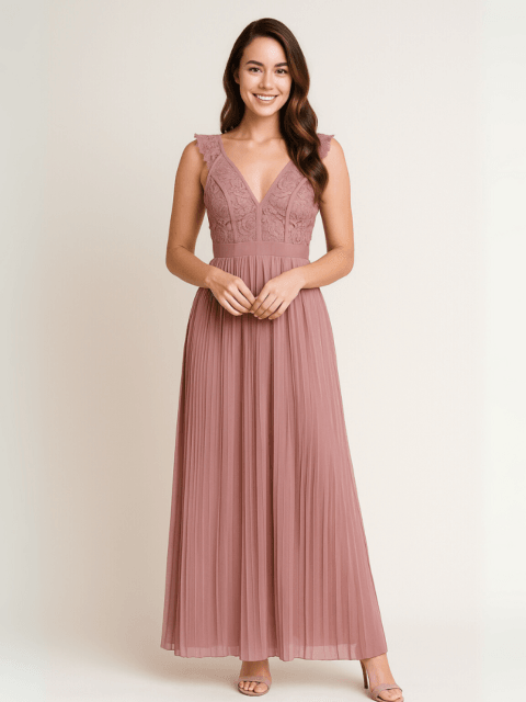 Tfnc London Ženska haljina Shannon, Prljavo Roze