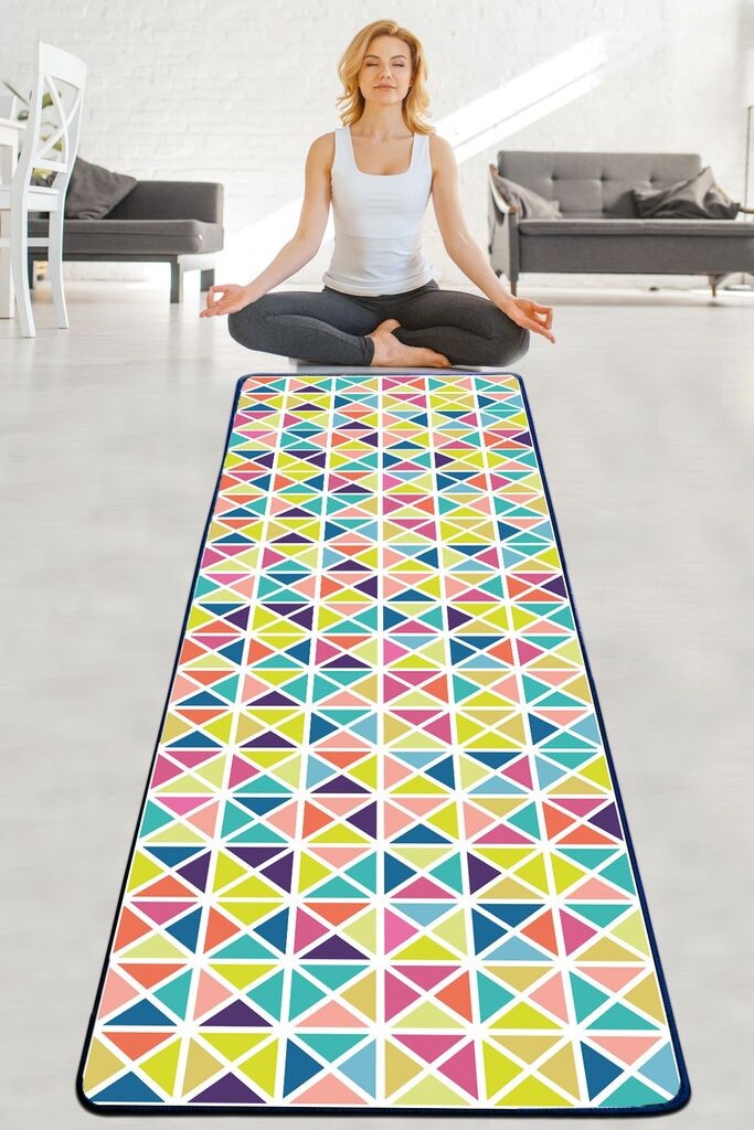 Vital and Vivid Prostirka za jogu Tyaigan, 60x200cm, Šarena