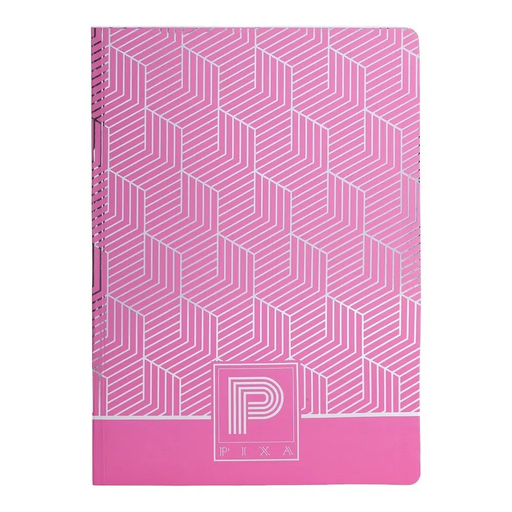 Play Sveska Pixa, A4, Kvadratići, Ljubišasta