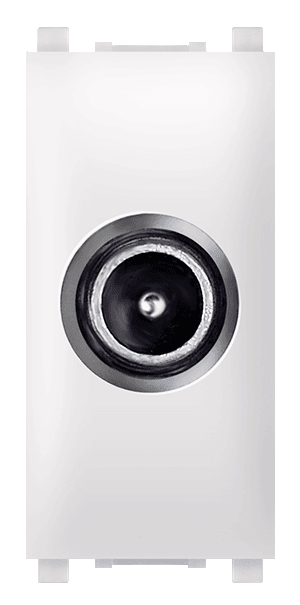 ALING-CONEL Priključnica antenska TV EXP za individualne sisteme IEC M /F 1M, Bela