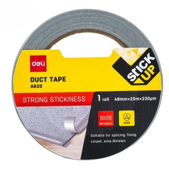 DELI Duct Traka 48mmx20m - 230Mic Ea620, Srebrna