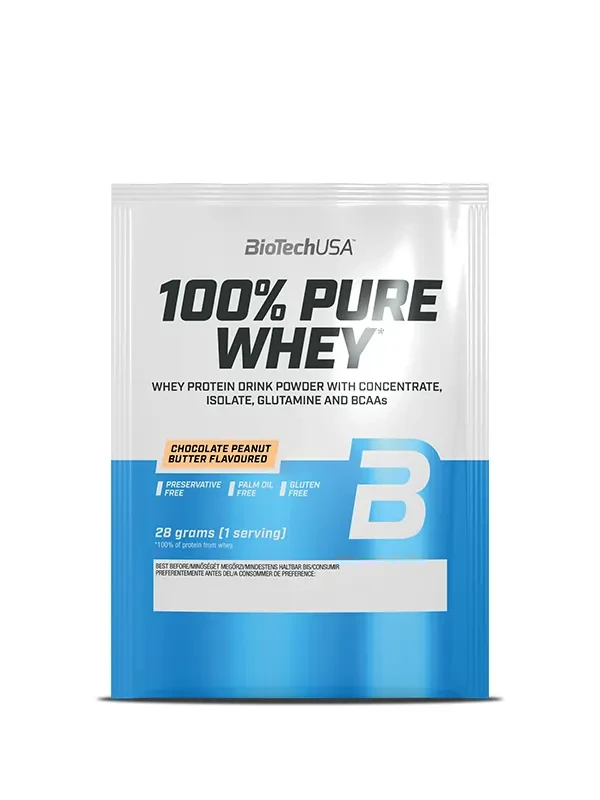 BioTechUSA 100% čisti protein surutke 28 g - čokoladni puter od kikirikiјa