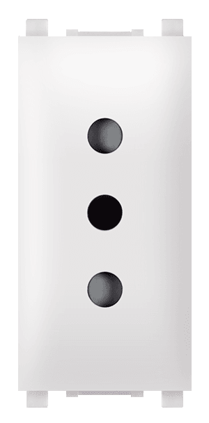 ALING-CONEL Priključnica dvopolna EXP CEI 23-50/P11 10A 1M, Bela