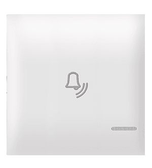 ALING-CONEL Taster sa oznakom zvona i indikacijom EXP 2M, Beli