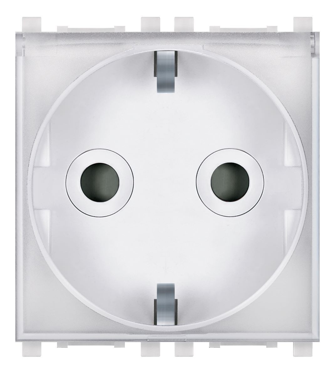 ALING-CONEL Priključnica dvopolna nerastavna EXP sa poklopcem 2M, Bela