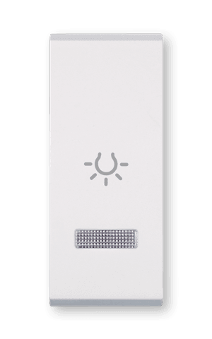 ALING-CONEL Taster sklopka za svetlo MODE sa indik. 10A 250V~ 1M, Bela