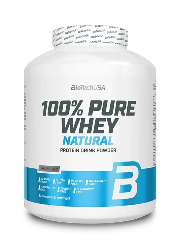 BioTechUSA 100% Pure Vhei Protein 2270g - Prirodno